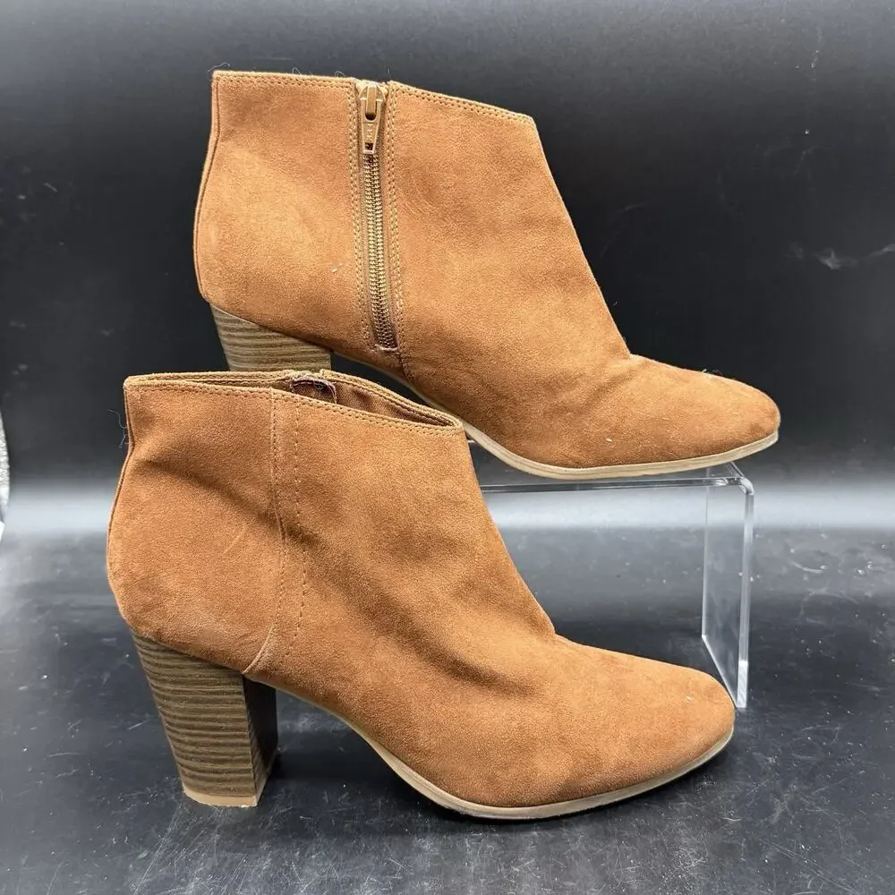 Old Navy Womens Size 9 Brown Ankle Bootie Casual Boho Western